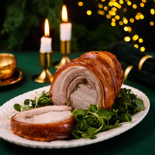 Traditional Italian Porchetta