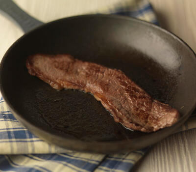 Minute Steak With Chimi Chirri Sauce