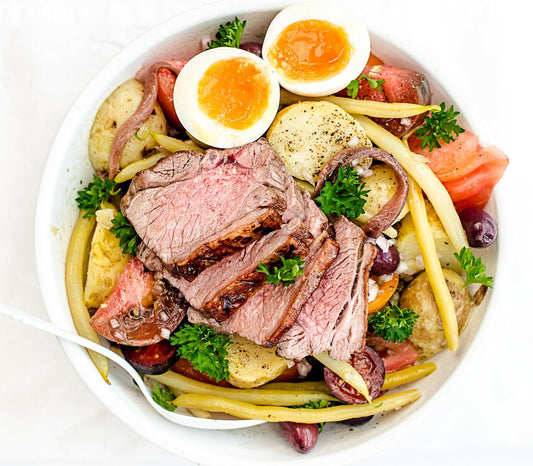 How To Cook Rump Of Lamb 'Jersey Royal Nicoise'