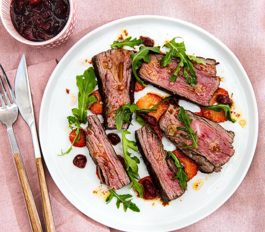 How To Cook Aleppo Peppered Strawberry Relish With Grilled Steak