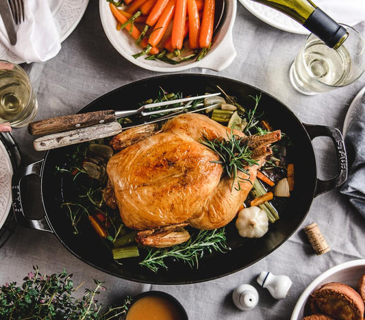 How To Cook The Free Range Brined Roast Chicken with Yorkshire Puddings and Gravy