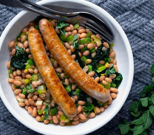 How To Cook Chicken Sausage and Leek 'Cassoulet'