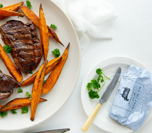 How To Make Picanha Steak, Chimichurri Butter & Sweet Potato Fries