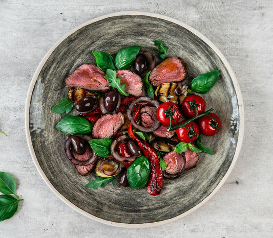 Beef Fillet Tail & Charred ‘Ratatouille‘ Salad