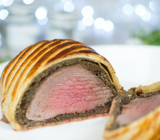 Beef Wellington with Mushroom Duxelle