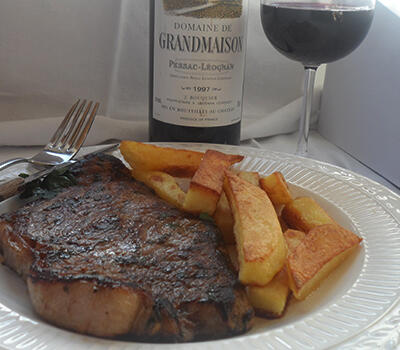 French Style Steak and Chips