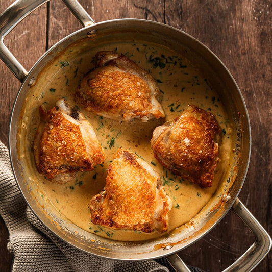 Chicken Thighs Skin On & Bone In