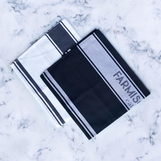 F&Co Jacquard Tea Towel Twin Pack